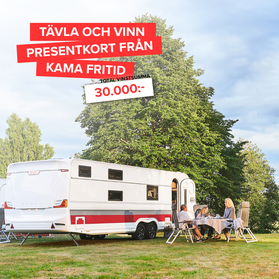 Tävla om presentkort hos Kama Fritid