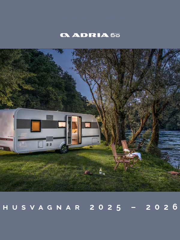 Adria katalog 2026 för husvagn
